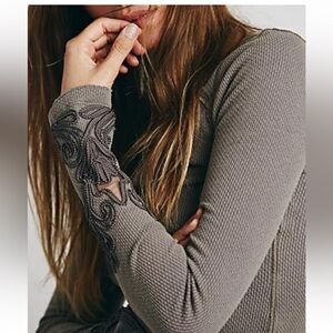 Free People Ombré in Mushroom Thermal S